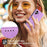 DIERFENG DF-03 For Samsung Galaxy A05 4G Case PU Leather Stand Phone Wallet Shell - Purple - 4