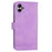DIERFENG DF-03 For Samsung Galaxy A05 4G Case PU Leather Stand Phone Wallet Shell - Purple - 6