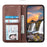 For Samsung Galaxy A05 4G Case Imprinted PU Leather Wallet Shockproof Phone Cover - Brown - 2
