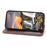 For Samsung Galaxy A05 4G Case Imprinted PU Leather Wallet Shockproof Phone Cover - Brown - 3