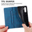 DF-05 Stand Cover for Samsung Galaxy A15 4G Case RFID Blocking Leather Phone Wallet Shell - Blue - 7
