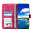 For Sony Xperia 5 V Case Imprinted Anti-drop Leather Phone Cover with Hand Strap + Shoulder Strap - Wine Red - 2