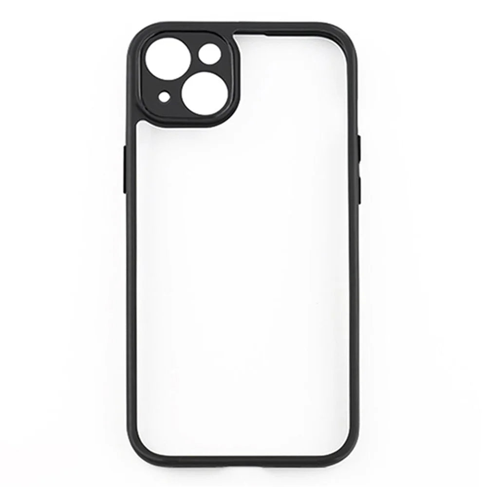 For iPhone 15 Case Slim-Fit PC + TPU Clear Phone Cover Protection Shell - 1