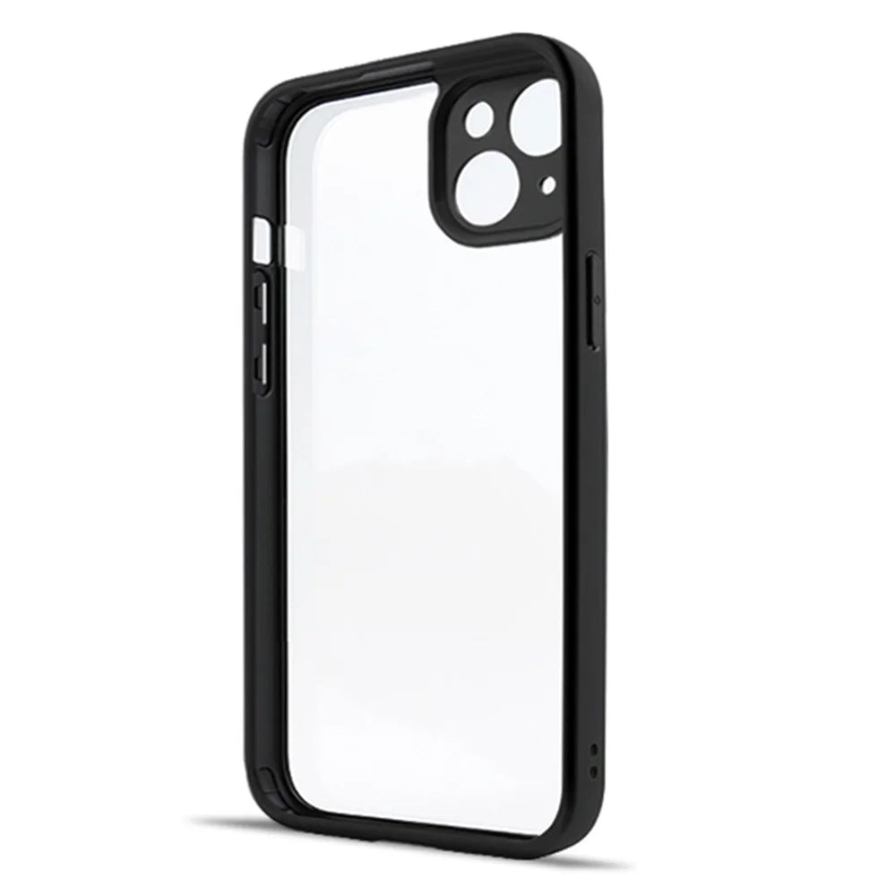 For iPhone 15 Case Slim-Fit PC + TPU Clear Phone Cover Protection Shell - 2