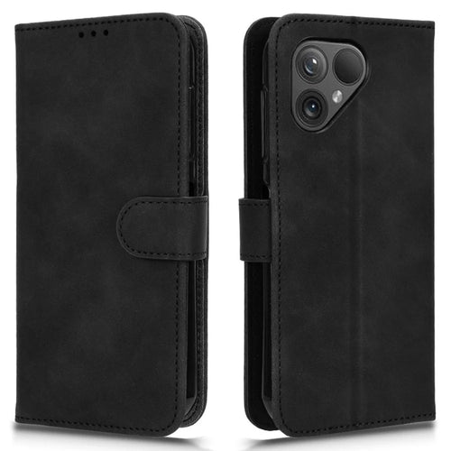 For Fairphone 5 Case Wallet Stand Anti-drop Phone Leather Cover - Black - 1