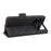 For Realme GT5 5G Case Shockproof PU Leather Wallet Stand Mobile Phone Cover - Black - 4