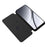 For Realme GT5 5G Case Shockproof Cell Phone Cover Leather Stand Shell with Card Slot - Black - 2