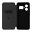 For Realme GT5 5G Case Shockproof Cell Phone Cover Leather Stand Shell with Card Slot - Black - 5