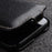 MELKCO For iPhone 15 Pro Max Case Litchi Texture Genuine Cow Leather+PC Vertical Flip Cover - Black - 5
