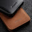 MELKCO For iPhone 15 Pro Max Case Litchi Texture Genuine Cow Leather+PC Vertical Flip Cover - Black - 6
