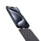 MELKCO For iPhone 15 Pro Case Litchi Texture Vertical Flip Genuine Cow Leather+PC Cover - Black - 2
