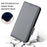 For Sony Xperia 5 V Case Litchi Texture Leather Wallet Cellphone Cover with Strap - Grey - 6
