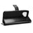 For Fairphone 5 Case Crazy Horse Texture Phone Flip Leather Cover - Black - 3