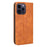 For iPhone 15 Pro Max Case Magnetic Auto-absorbed Leather Wallet Stand Phone Cover - Brown - 6
