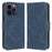 For iPhone 15 Pro Cover Multiple Card Slots Leather Wallet Stand Phone Case - Blue - 1