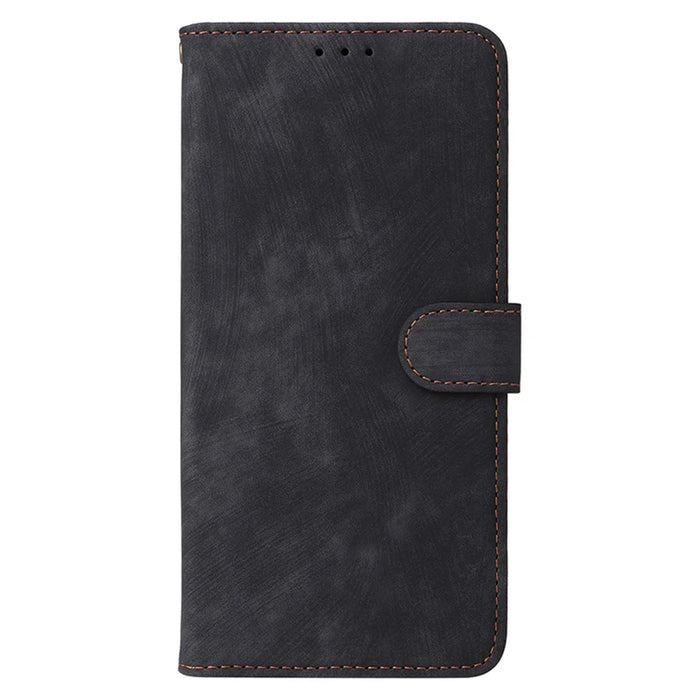 For Infinix GT 10 Pro 5G / X6739 Case RFID Blocking Leather Stand Phone Cover with Strap - Black - 5