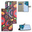For Samsung Galaxy A05 4G Shockproof Case Pattern Printing PU Leather Wallet Phone Case - Jelly Fish - 7