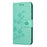 For Samsung Galaxy A15 5G Shockproof Case Imprinted PU Leather Wallet Phone Cover - Cyan - 4