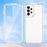Phone Cover for Samsung Galaxy A33 5G Clear Case with Electroplating Buttons (Big Rear Lens Hole) - 2