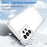 Phone Cover for Samsung Galaxy A33 5G Clear Case with Electroplating Buttons (Big Rear Lens Hole) - 3
