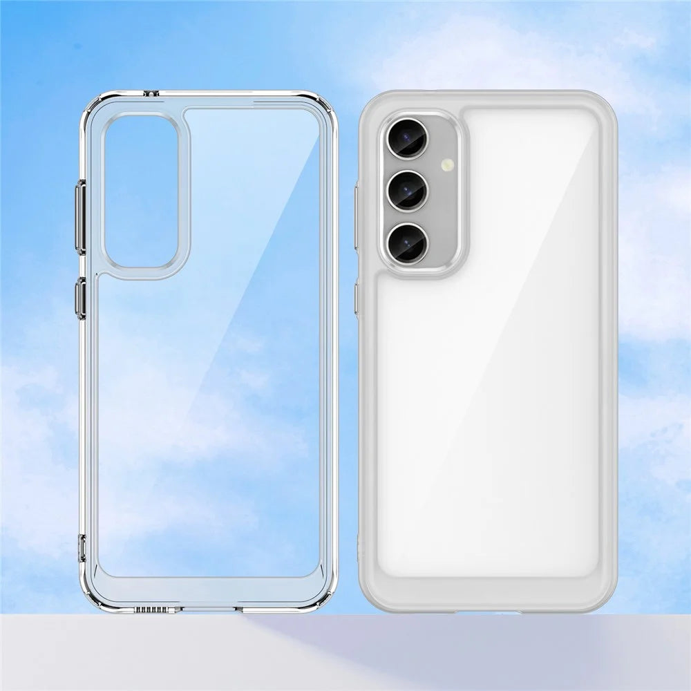 For Samsung Galaxy S23 FE Clear Case TPU+Acrylic Protective Phone Cover (Big Rear Lens Hole) - 2