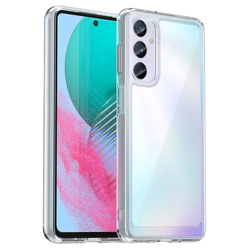 For Samsung Galaxy M54 5G / F54 5G Phone Case TPU+Acrylic Back Cover (Big Rear Lens Hole) - 1