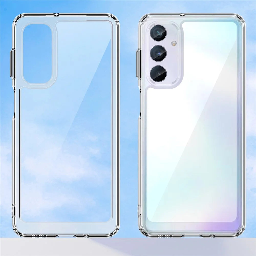 For Samsung Galaxy M54 5G / F54 5G Phone Case TPU+Acrylic Back Cover (Big Rear Lens Hole) - 2
