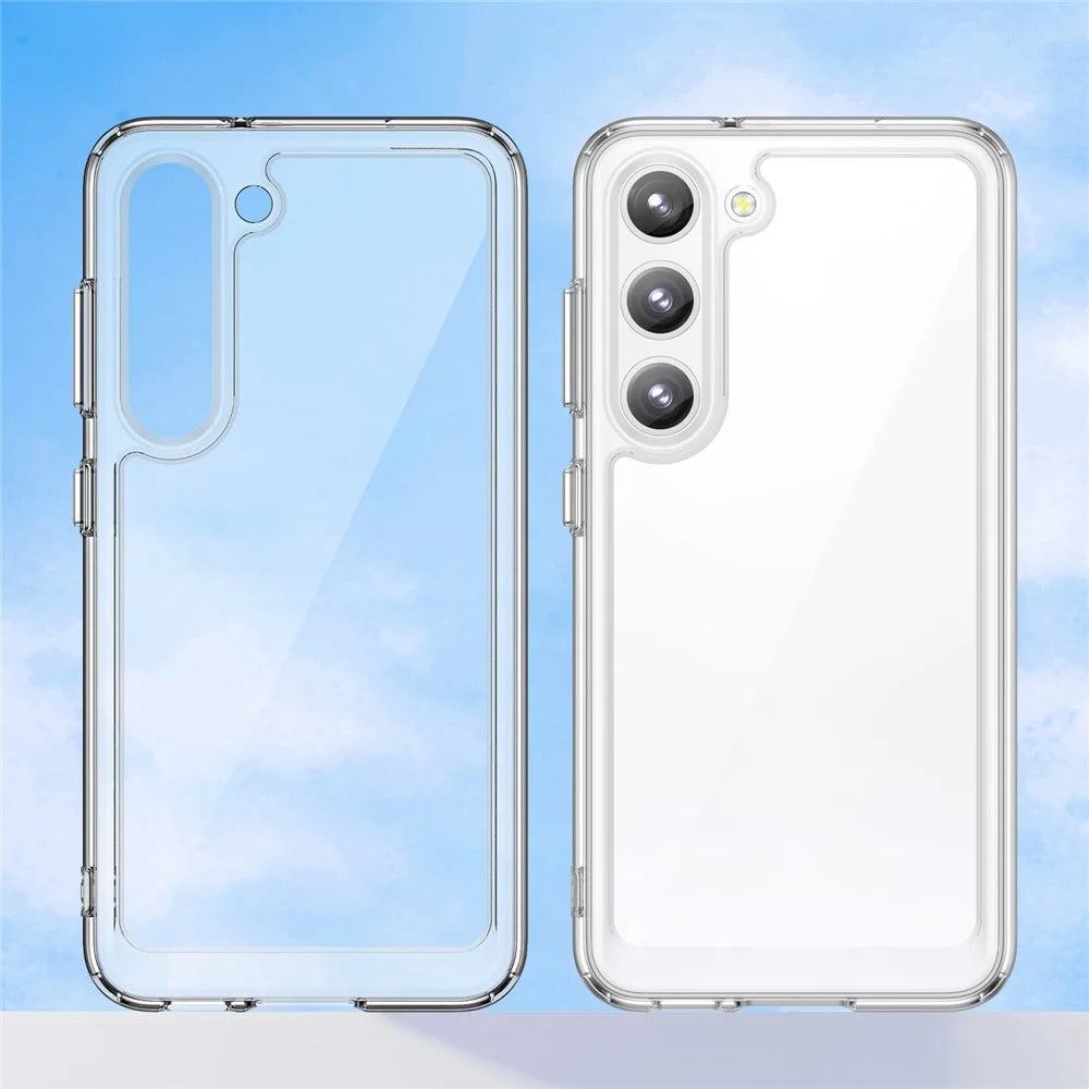 For Samsung Galaxy S23 Case Anti-drop Phone Cover with Electroplating Buttons (Big Rear Lens Hole) - 2