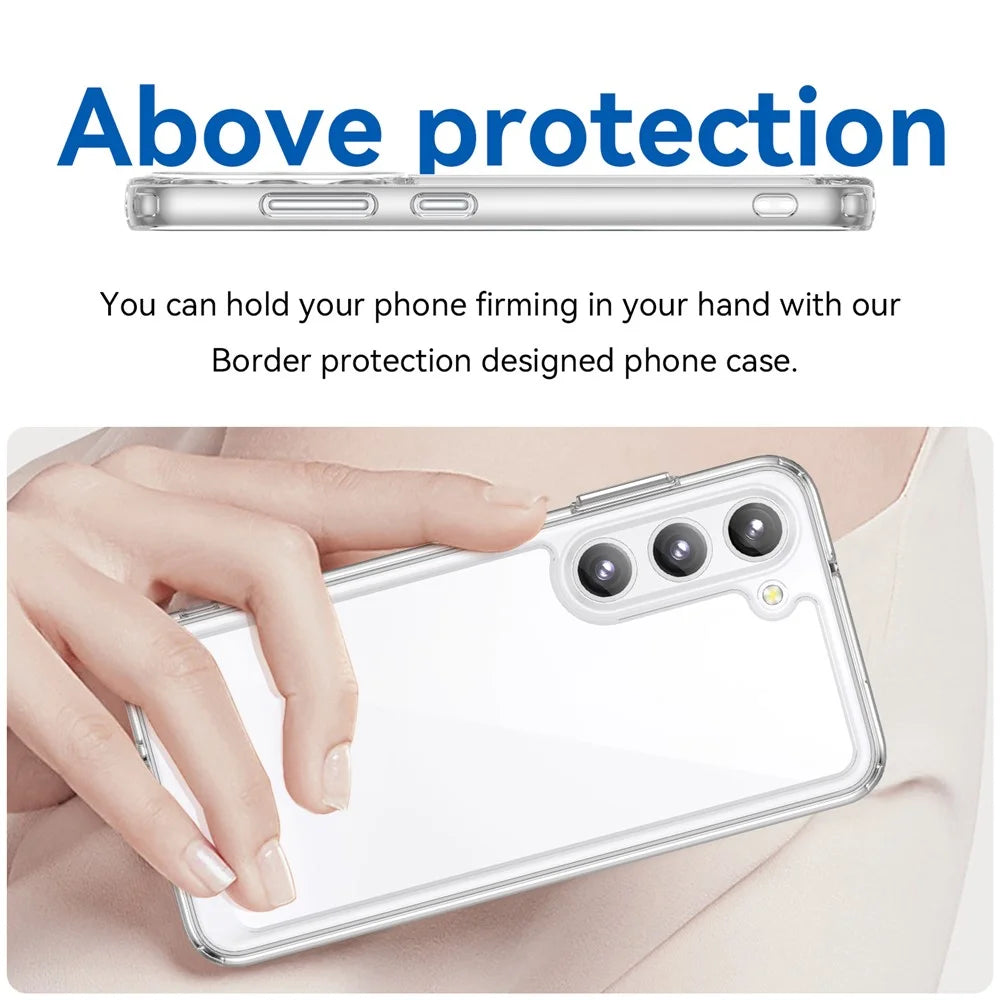 For Samsung Galaxy S23 Case Anti-drop Phone Cover with Electroplating Buttons (Big Rear Lens Hole) - 4
