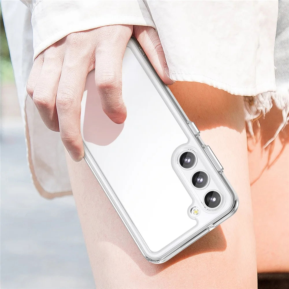 For Samsung Galaxy S23 Case Anti-drop Phone Cover with Electroplating Buttons (Big Rear Lens Hole) - 7
