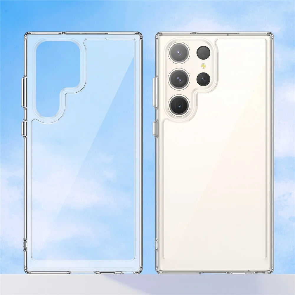 For Samsung Galaxy S23 Ultra Phone Case High Transparency TPU+Acrylic Cover (Big Rear Lens Hole) - 2