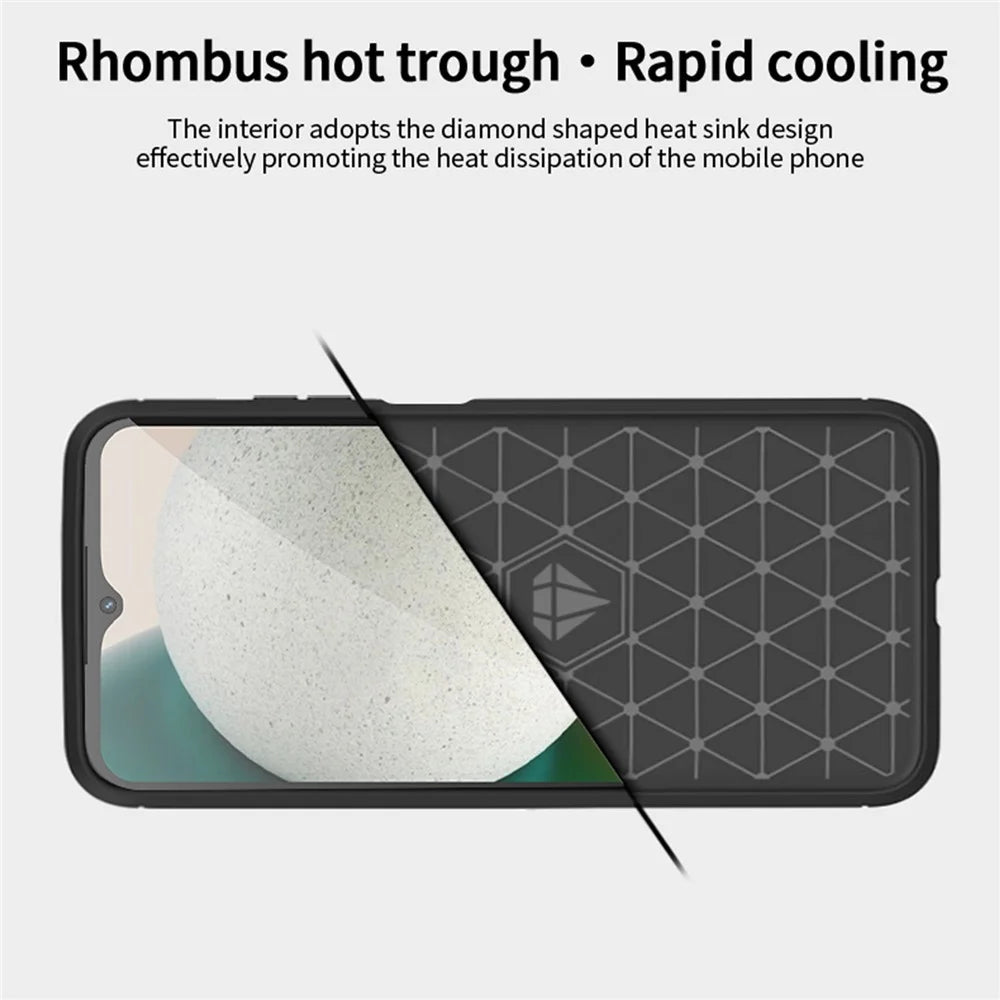MOFI JK TPU Series-1 For Samsung Galaxy A05s 4G Cover Soft TPU Brushed Cell Phone Case - Black - 6