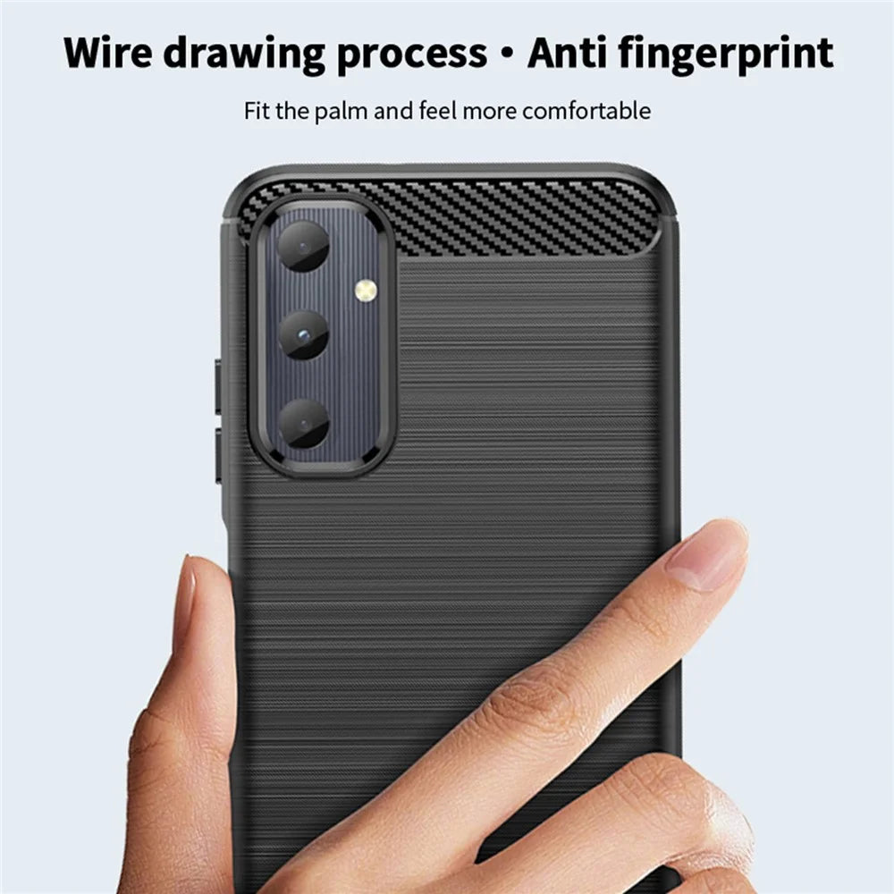 MOFI JK TPU Series-1 For Samsung Galaxy A05s 4G Cover Soft TPU Brushed Cell Phone Case - Black - 7
