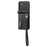 For Samsung Galaxy Z Flip5 5G Case Zipper Pocket Leather Cover with Hand Strap and Shoulder Strap - Black - 4