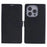 MERCURY GOOSPERY Blue Moon for iPhone 15 Pro Case Wallet PU Leather Cover - Black - 1