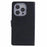 MERCURY GOOSPERY Blue Moon for iPhone 15 Pro Case Wallet PU Leather Cover - Black - 6