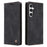 006 Series For Samsung Galaxy S23 FE Case Sucker Closure PU Leather Phone Stand Cover - Black - 1