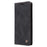 006 Series For Samsung Galaxy S23 FE Case Sucker Closure PU Leather Phone Stand Cover - Black - 7