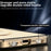 For iPhone 15 Pro Max Case Double Sided HD Tempered Glass Phone Cover Compatible with MagSafe - Gold - 4