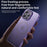 VOERO For iPhone 15 Pro Max Phone Case Compatible with Magsafe PC+Tempered Glass Matte Cover - Purple - 3