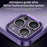 VOERO For iPhone 15 Pro Max Phone Case Compatible with Magsafe PC+Tempered Glass Matte Cover - Purple - 4