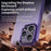 VOERO For iPhone 15 Pro Max Phone Case Compatible with Magsafe PC+Tempered Glass Matte Cover - Purple - 5