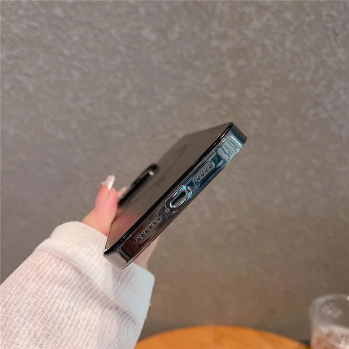 VOERO For iPhone 15 Pro Max Matte Cover PC+Tempered Glass Anti-Slip Phone Case - Transparent - 5