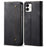 For Samsung Galaxy A05 4G Case Anti-Scratch PU Leather Phone Shell Wallet - Black - 1