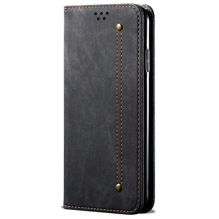 For Samsung Galaxy A05 4G Case Anti-Scratch PU Leather Phone Shell Wallet - Black - 5