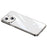 SULADA For iPhone 15 Plus Case TPU Frame +Tempered Glass Back Case Ultra Clear Phone Cover - Transparent Black - 1