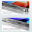 SULADA For iPhone 15 Plus Case TPU Frame +Tempered Glass Back Case Ultra Clear Phone Cover - Transparent Black - 4