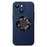 SULADA For iPhone 15 Case Compatible with Magsafe Microfiber Leather+TPU Phone Cover - Dark Blue - 1