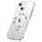 SULADA For iPhone 15 Magnetic Case Compatible with MagSafe Tempered Glass+TPU Phone Cover - Silver - 1