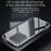 SULADA For iPhone 13 Pro Case Folding Camera Kickstand TPU+PC Clear Phone Cover - Silver - 4
